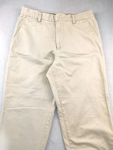 Dockers Chino Beige 33"W 100% Algodón Recto Corto 29" Pierna Relajada Frente Plano - Imagen 1 de 11