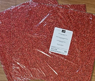 Stampin’ Up! PAPEL BRILLO ROJO REAL Nuevo 4 hojas 12 x 12 #150427 NUEVO Foto 1 de 2