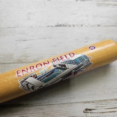 Houston Astros - Opening Day 2000 - Mini Wooden Bat 18"  Enron Field - Phillies - Image 1 of 4