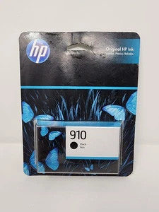 HP 910 Black Noir Ink Cartridge Exp 04/2024 Apr 2024 Genuine NEW (Retail Box) - Picture 1 of 8