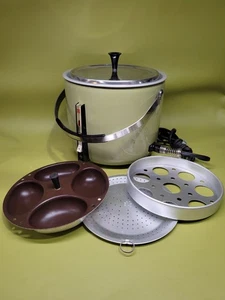 VAPORIERA PANASONIC VINTAGE ANNI 70 VERDE AVOCADO-MATIC SR-10ZH - FUNZIONA BENISSIMO - Foto 1 di 10