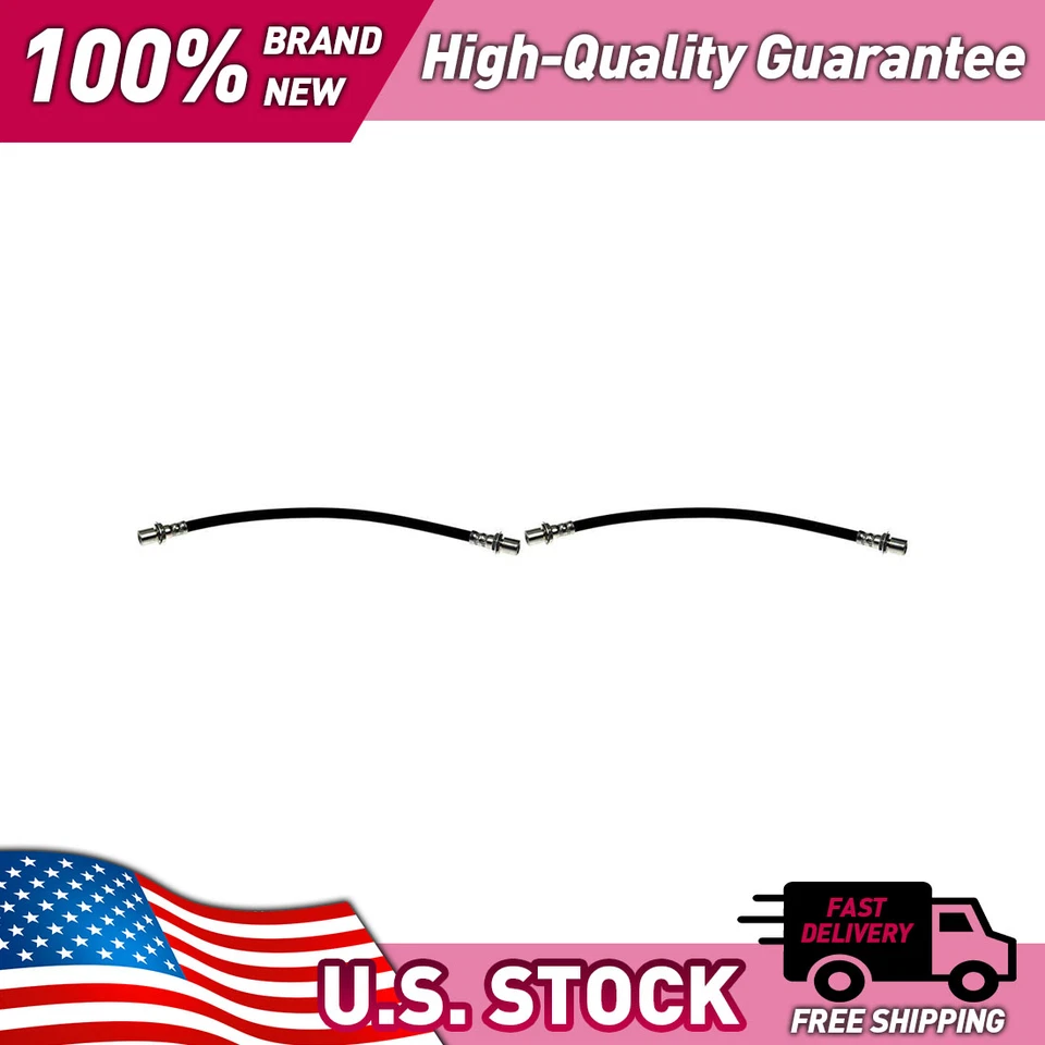 2X Manguera de línea de freno delantero primera parada para Toyota 4Runner 1986 1987 1988 1989 Foto 1 de 1