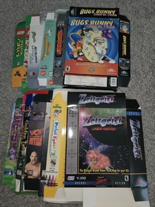 Lot Of 10 Empty PC Big Box Video Games - Picture 1 of 1