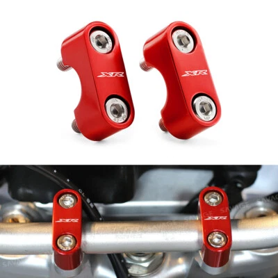 Cubierta de abrazadera de barra de mano de manillar XR LOGO para HONDA XR650L/650R XR250R/L XR400R Foto 1 de 4