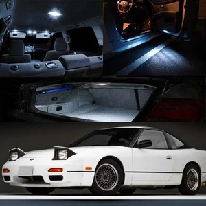 FOR 89-94 Nissan Silvia 240sx S13 White Xenon Interior LED T10 Festoon 158 194 - Picture 1 of 1
