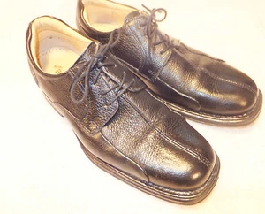 Studio Belvedere Bay Bridge Men's Black Dress Casual Leather Oxford Shoes 9M - Picture 1 of 7