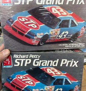 2 x AMT 6728 RICHARD PETTY PONTIAC GRAND PRIX STP #43 McM NASCAR 1/25 FS - Imagen 1 de 2