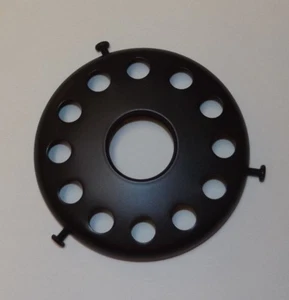 4" FITTER ANTIQUE BRONZE BRASS SCREW-ON UNO TYPE SHADE HOLDER LAMP PART 10728BJB - Imagen 1 de 4