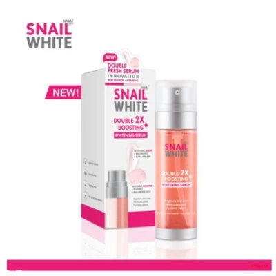 Caracol branco Double Boosting Brightening Serum Brightening, reduzir manchas escuras40+40ml - Imagem 1 de 4