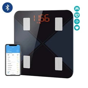 BILANCIA SMART DIAGNOSTICA PESAPERSONE APP BLUETOOTH ELETTRONICA DIGITALE VETRO - Foto 1 di 6
