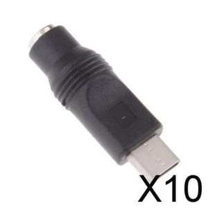 10X CCTV Camera Type-C USB-C Male Port to DC 5.5x2.1mm Female Converter Adaptor - Photo 1/8