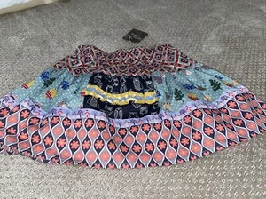 NWT Matilda Jane Once Upon a Time Croquet Molly Skirt School Houses Trees Size 6 - Picture 1 of 2