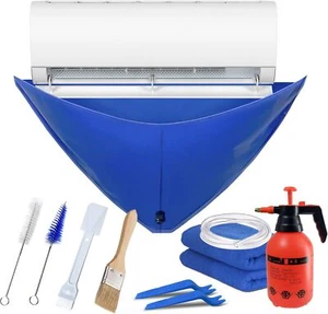 10pcs Split Air Conditioner Cleaning Cover Mini Split Cleaning Kit,Mini Split - Picture 1 of 8