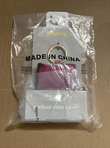 Heyday Earbud Case Cover Key Ring Apple AirPods Fits AirPods Gen 1 And 2 - Picture 1 of 4