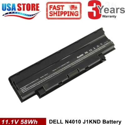 Battery J1KND For DELL Inspiron 3520 3420 M5030 N5110 N5050 N4010 N7110 Laptop - Image 1 of 4
