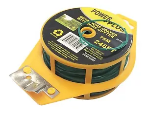 Bolsa de cocina planta de jardinería verde torsión alambre rollo con cortador de alambre 246 pies 75 m - Imagen 1 de 2