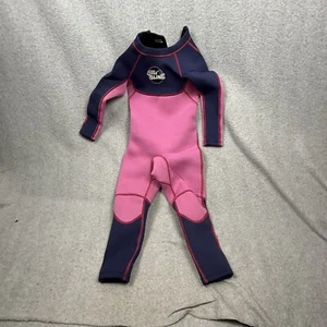 Find Sline Wet Suit Slinks Youth Girls Small Navy Pink - Picture 1 of 12