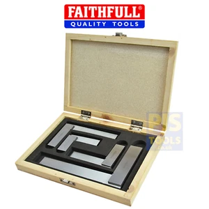 Faithfull FAIESSET4 4 piece engineers square set  50mm, 75mm, 100mm & 150mm - Picture 1 of 1