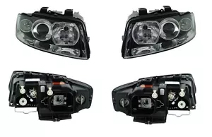Headlight Xenon D1S + H7 PAIR (Left + Right) fits for AUDI A4/S4 B6 2002 - 2004 - Picture 1 of 3