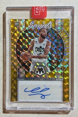 🔥🔥2022 Мозаика Исайя Мобли #RS-MOB 1/10 Золотые Скрипты Cleveland Cavs RC🔥🔥 - Изображение 1 из 2