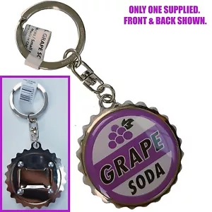 Disneyland Paris Grape Soda Keyring Key Ring Bottle Top Opener Up Movie Disney - Picture 1 of 6