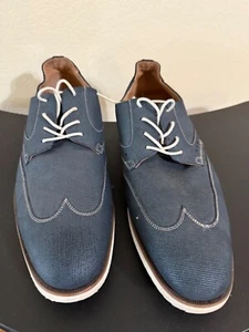 Stacy Adams Men’s Luxley Wingtip Oxford Shoes, Blue, Size 13M - Picture 1 of 9