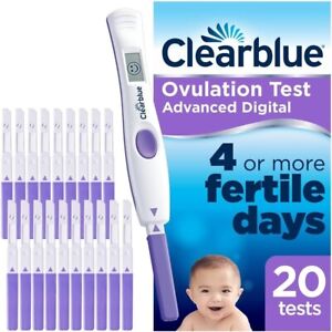 CLEARBLUE Advanced Digital Ovulation Test With Dual Hormone Indicator 20 Tests