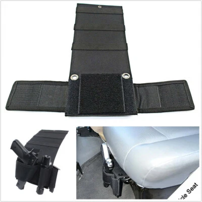 Universal Vehicle/ Office Seat Handgun Holster Under Mattress Bedside Gun Case - Image 1 of 4