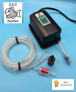 Aquarium Luftpumpe Silent Hailea Quiet Compact FISCHBECKEN OXYGENIERUNG Luftblasen - Bild 1 von 9