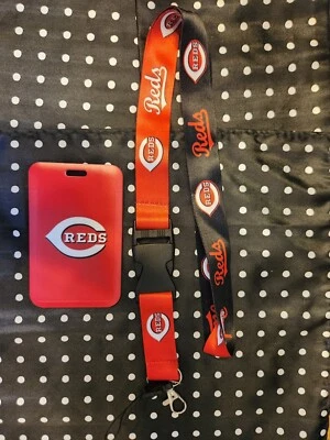 Cincinnati Reds MLB Lanyard Keychain & ID Holder  - Image 1 of 2