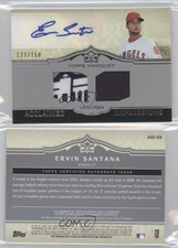2011 Topps Marquee Acclaimed Impressions Dual /150 Ervin Santana #AID-58 Auto