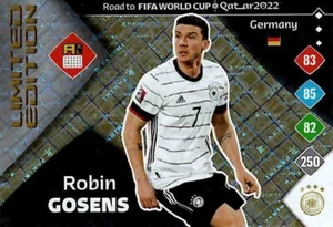 Panini Road to 2022 Qatar World Cup Calcio Edizione Limitata Robin Gosens - Foto 1 di 1