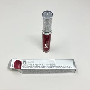 IT Cosmetics Vitality Lip Flush Mantequilla Brillo "Zapatillas Rubí" Nuevo - Imagen 1 de 2
