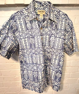 Cooke Street Honolulu Made In Hawaii USA  Aloha Button Down Cotton Shirt Medium - Picture 1 of 4