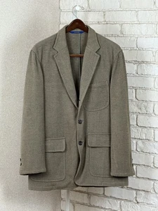 Herren J.Keydge Oliv Wolle Baumwolle Efeu Slack Blazer Sakko Drei Knöpfe Größe 52 - Bild 1 von 12