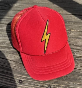 Flieger Nation Mütze Kappe Druckknopflasche Netz Trucker Blitz bestickt Herren - Bild 1 von 4