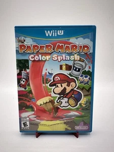 Paper Mario Color Splash (Nintendo Wii U, 2016) Missing Manual - Picture 1 of 3