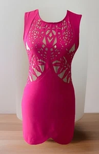 MIKA & GALA Stunning Pink Mini BodyCon Mini Dress. Size 6. NWT - Picture 1 of 8