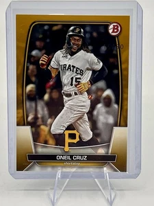 2023 Bowman Gold Oneil Cruz 15/50 Prospect Pirates Jersey Match Rookie - Bild 1 von 4