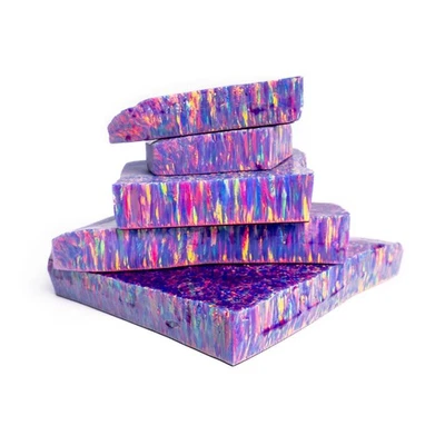 Ultra Violet Synthetic Opal Rough Slab | Astral Opal™ Lab-Created Gemstone - Image 1 of 4