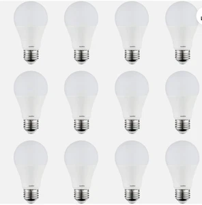 Sunlite LED A19 Bulbs Non-Dimmable, 14 Watt, Medium Base, Super WH 1 Pack of 12 - Picture 1 of 1