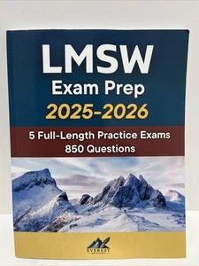 LMSW Exam Prep 2025-2026 | 5 Full-Length Practice Exams | Like New - Bild 1 von 13