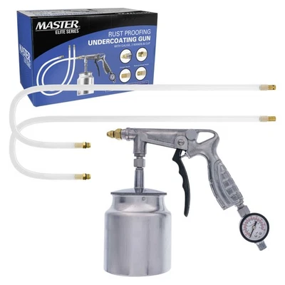 Air Rust Proofing Undercoating Gun, Gauge, Cup, 22" Wands, Spray Truck Bed Liner - Image 1 of 4