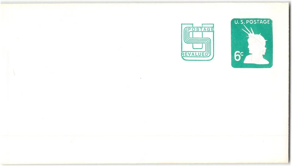 US #U561 Mint Postal Stationery, Entire, 1971, 6c + 2c, Light Green, #6 - Image 1 of 1