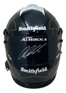 Aric Almirola Signed NASCAR Smithfield Full Size Replica Racing Helmet BAS - Picture 1 of 3