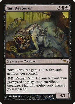 NIM DEVOURER - Mirrodin – MTG Magic the Gathering Card - Rare - Image 1 of 4