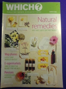 WHICH? NATURAL REMEDIES - March 2001 - Picture 1 of 1