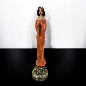 Escultura de ángel rezante rústico Southern Living At Home Santos 15" H - Imagen 1 de 17
