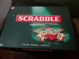 SCRABBLE Original Board Game- Mattel 2003 Edition. 100% Complete. Never played 