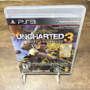 Uncharted 3: Drake's Deception (Sony PlayStation 3, 2011)  Complete in box NTR - Picture 1 of 8
